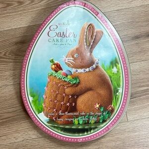 Williams Sonoma Nordic Ware Easter Bunny & Basket  Cake Pan 3 Dimensional